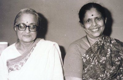 C.N. Mangala with Jyotsna