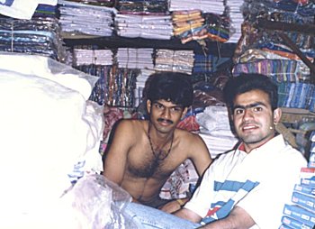 Workers in Kamat Shop