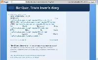Biz Quiz, Trivia lover's diary  