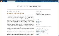 Brainsick Soliloquy