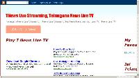 TNews Live Streaming, Telangana News Live TV