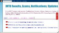 JNTU Results, Exams, Notifications, Updates and Info