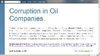 Corruption in Oil Companies