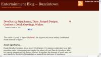 Entertainment blog  Buzzintown