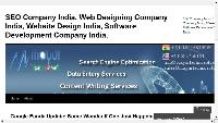  Web Designing Company India