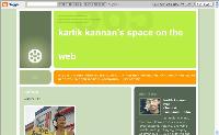 Kartik Kannan's space on the web 