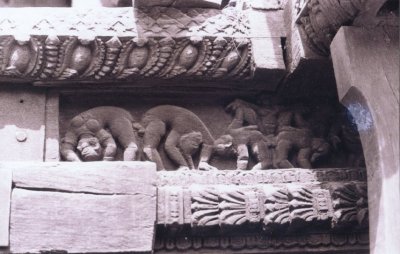 Erotic Carving on Chariot
