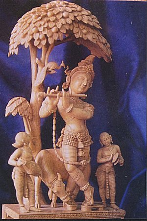 Lord Krishna Playing Flute