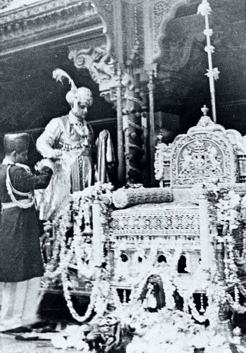 In the Court of Mysore Palace 