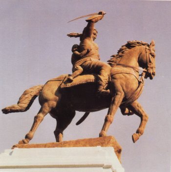 Sculpture of Rani Lakshmibai of Jhansi