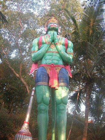 Praying Hanuman