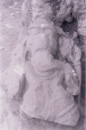 Broken Idol of Ganapati
