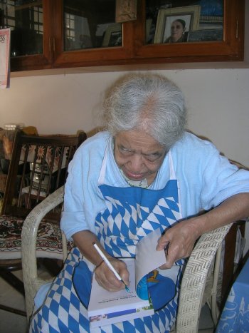 Rajeshwari Chatterji in her Residence