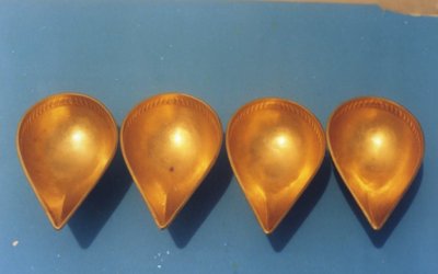 Golden Oil Lamps (<i>diyas</i>)