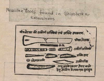 Mesolithic Tools of Bhimbetka