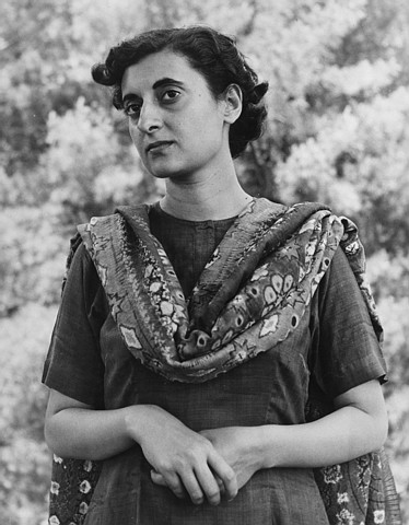 Young Indira Gandhi