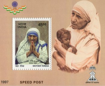 Stamp Honoring Mother Teresa