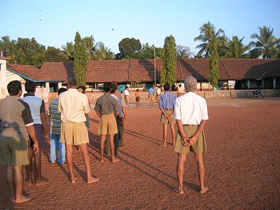 At an RSS Shakha