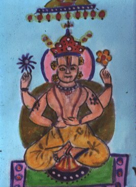 Painting of Lord Vishnu