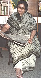 Jyotsna Kamat in her residence in Bangalore