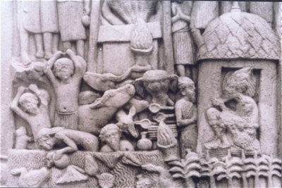 Ancient Life Depicted in Sanchi Sculpture  