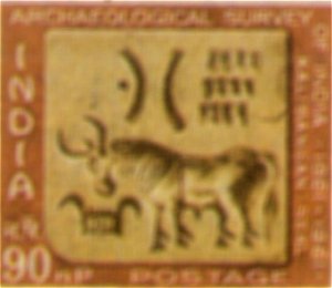 A Seal of Ancient Indian Valley Civilization  