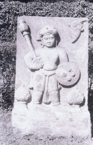Sculpture of a Hero with a Club