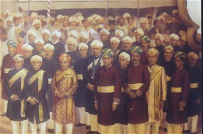 Noblemen Gathered for Dasara  