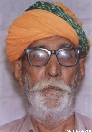 Colorful Turban of an Elderly Merchant