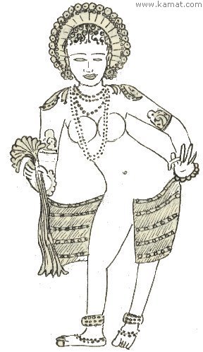 Woman Wearing her Sari