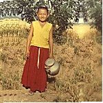 Budhist Boy at a Monestary