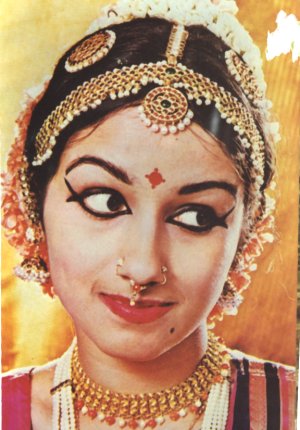 Portrait of a Bharatanatyam Dancer