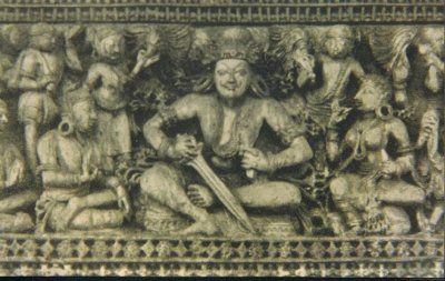 Royal Couple - Hoysala Sculpture