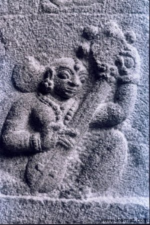 Girl Playing Veena