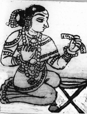 Girl Engaged in Self-study