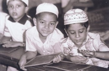 Muslim boys at an Islamic School 