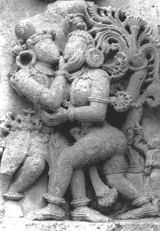 couple kissing. Mithuna Couple, Kissing