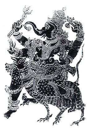 Ganesh from a Kavi Art Mural