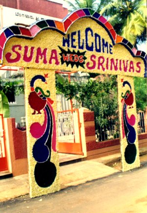 Welcome Sign to a Wedding Hall