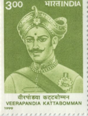 Stamp of Virapandya Kattabomman