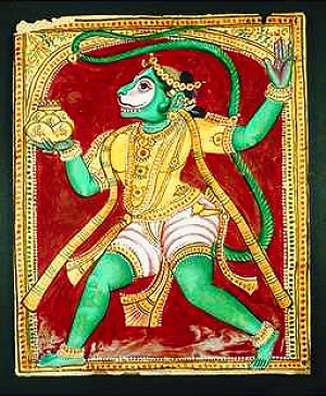 Deity Hanuman the Son of Wind God