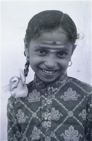 Lingayat Girl with Ash