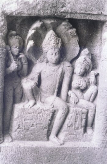 Lord Vishnu Resting Under a Cobra