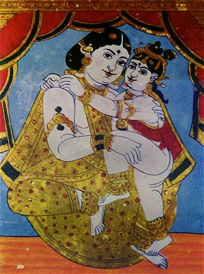 Yashodhara and Krishna