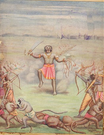 Kumbhakarna Joins the Battle