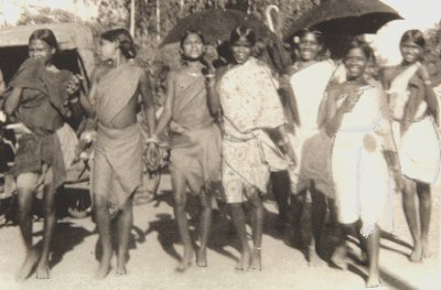 Tribal Women at a Weekly Marketplace