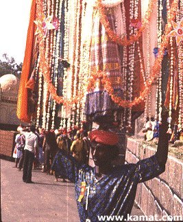 The devotee at Karaga