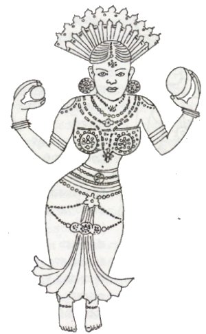 Depiction of a Sati in a Hero-stone