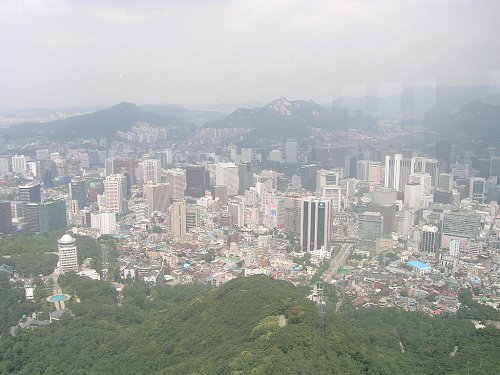 View from Seoul Tower