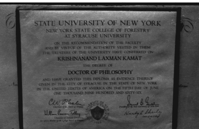 Kamats Doctorate
